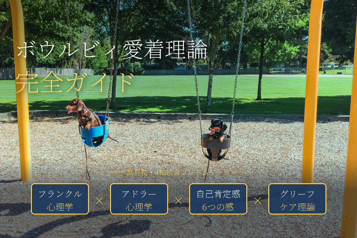 ボウルビィ愛着理論×グリーフ｜世界権威John Bowlby×グリーフ4段階×4軸統合完全ガイド