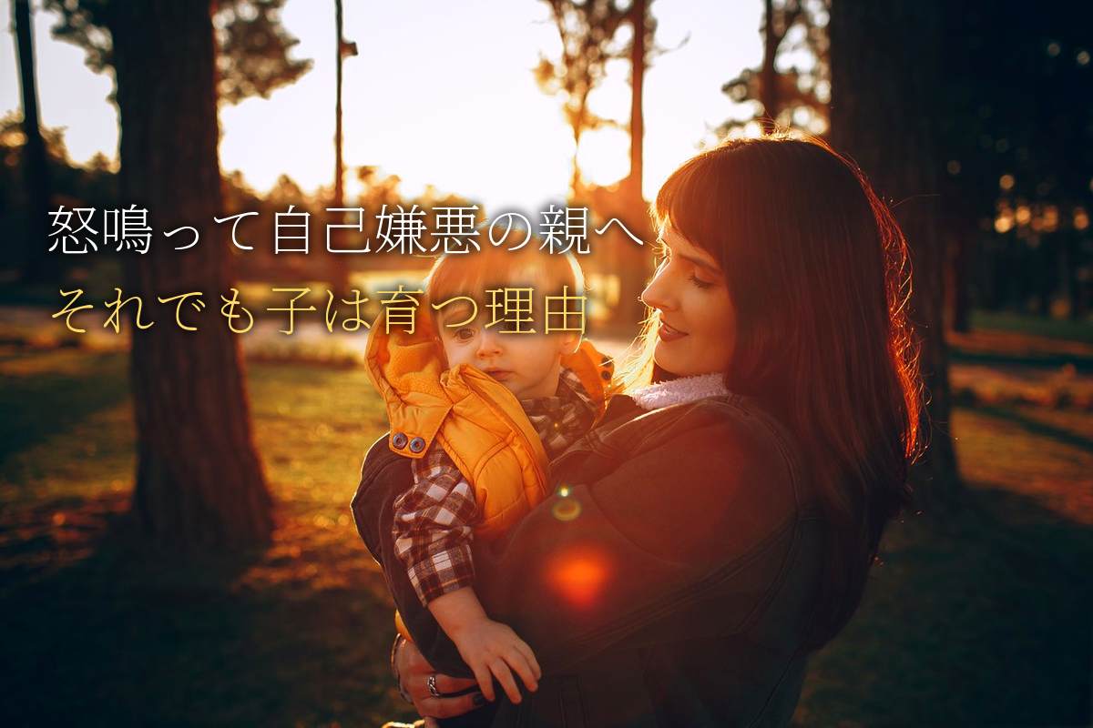 怒鳴って自己嫌悪の親へ｜それでも子は育っている理由【中島輝監修】